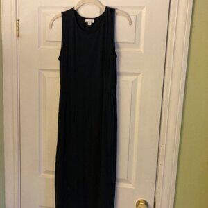 J. Jill Navy Blue Sleeveless Dress